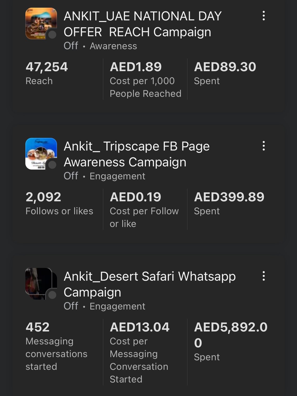 Desert Safari Campaign